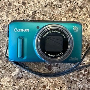 CANON PowerShot SX260 HS Digital Camera (Teal)